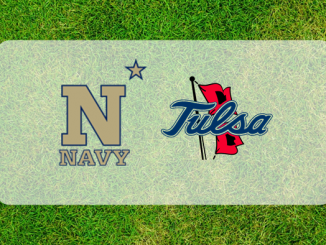 Navy and Tulsa logos